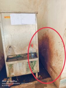 तहसील कार्यालयातील पिण्याच्या पाण्याचे वॉटर फिल्टर