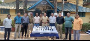अर्जुनी मोर पोलिसांनी हस्तगत केलेले मोबाईल फोन