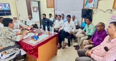 डूग्गीपार पोलीस स्टेशन येथे शांतता कमिटीची बैठक संपन्न
