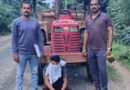 डुग्गीपार पोलीसांची रेती चोरी करणा-या ट्रॅक्टरवर कारवाई  