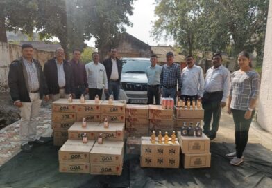 राज्य उत्पादन शुल्काची मोठी कारवाई; ८.५० लाखांच्या दारूसह कार जप्त