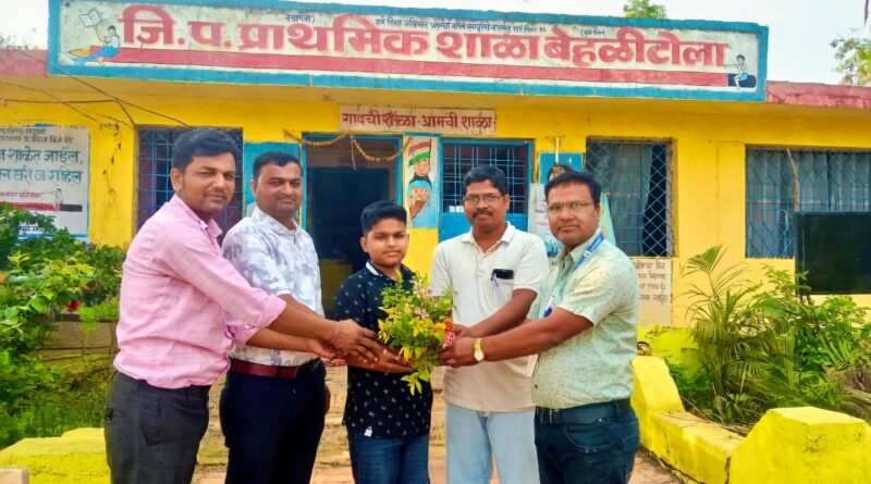 पार्थ  ओमेश्वर कापगते यांची जवाहर नवोदय विद्यालयात निवड