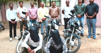 गोंदिया पोलिसांची धडाकेबाज कारवाई : मोटारसायकल चोरी करणारे दोन अट्टल आरोपी जेरबंद