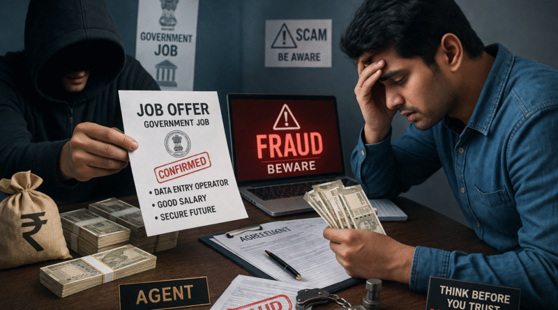 नोकरीच्या आमिषाने ६.७५ लाखांची फसवणूक; अर्जुनी मोरगाव तालुक्यात खळबळ