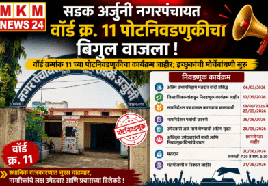 सडक अर्जुनी नगरपंचायत वॉर्ड क्र. ११ मध्ये पोटनिवडणुकीची रणधुमाळी सुरू