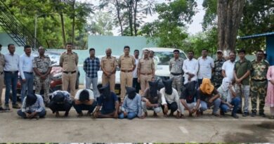 घरफोडी आणि चोरीच्या प्रयत्न प्रकरणी १० आरोपींना अटक