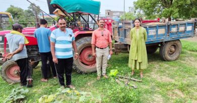 रेंगेपार नाल्यातून रेती उपसा करणाऱ्या ट्रॅक्टरवर महसूल विभागाची  कारवाई, ट्रॅक्टर जप्त