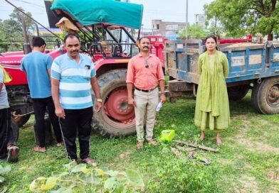 रेंगेपार नाल्यातून रेती उपसा करणाऱ्या ट्रॅक्टरवर महसूल विभागाची  कारवाई, ट्रॅक्टर जप्त