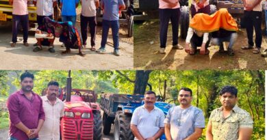 वाळूचे अवैध वाहतूक करणाऱ्या विरुद्ध ०८ आरोपीतांविरुद्ध कारवाई – ७ ब्रास वाळू, १ टिप्पर व ५ ट्रॅक्टर जप्त, एकूण ५०,७२, ०००/- रु. चा मुद्देमाल जप्त 